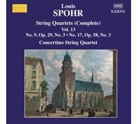 Spohr, L. - Quatuors A Cordes/Vol.13 [Import]