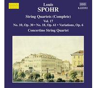 Spohr, L. – Quatuors à cordes, Vol. 17 – Import