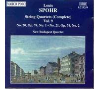 Spohr, L. - String Quartets Vol.9 [Import]