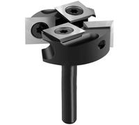 Spoilboard Surfacing Router Bit 1/4" Shank 1-3/8" Cut Dia 2+2 Flutes Insert Carbide Wood Planer Bit