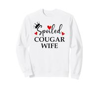 Spoiled Cougar Wife I Love Being a Cougar Mom Era Milf Women Sweatshirt