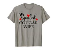 Spoiled Cougar Wife I Love Being a Cougar Mom Era Milf Women T-Shirt