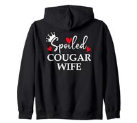 Spoiled Cougar Wife I Love Being a Cougar Mom Women Milf Era Sweat à Capuche