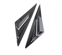 Spoiler à Angle Enveloppant pour Hyundai pour Elantra Avante CN7 2020 2021 Persiennes de Lunette latérale pour arrière Panneau de becquet de vitre de Custode Accessoires(Carbon Texture A2)