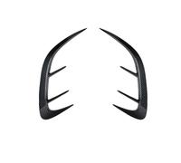 Spoiler à Angle Enveloppant pour Mercedes pour Benz EQE pour Classe V295 Voiture Pare-Chocs pour Arrière Becquet Latéral Air pour Sortie D'aération Couvercle Garniture(Carbon Texture)