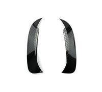 Spoiler à Angle Enveloppant pour Mercedes pour Benz GLA X156 GLA45 GLA220 2013-2018 séparateur de Pare-Chocs pour arrière becquet latéral Couvercle d'aération (Carbon Texture)