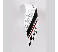 Spoiler Aerodimanico Arrière Blanc Métal Casque NOLAN X-804 Rs U.C Moto Gp 22