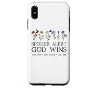 Spoiler Alert God Wins I've Read The Final Chapter Christian Coque pour iPhone XS Max