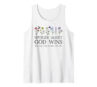 Spoiler Alert God Wins I've Read The Final Chapter Christian Débardeur