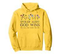 Spoiler Alert God Wins I've Read The Final Chapter Christian Sweat à Capuche