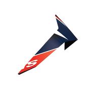 Alpinestars Supertech R10 Team Standard Spoiler, noir-rouge-bleu pour homme