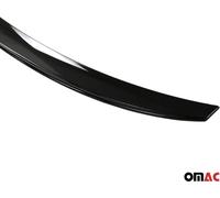 Spoiler arrière Aileron arrière Lèvre arrière pour Audi A3 8V Berline 2013-2020 ABS Noir