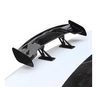 Spoiler auto-universel mini spoiler arrière en fibre de carbone | Décoration de hayon auto-adhésive sans perçage pour le forage pour limousine, coupé et lèvre de voiture de sport pour