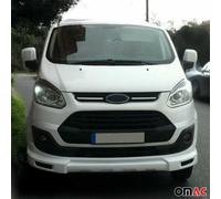 Spoiler avant, bavette de pare-chocs, splitter pour Ford Transit Tourneo Custom blanc, 1 pièce