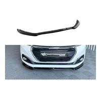 Spoiler avant compatible avec Peugeot 208 I Facelift 2015-2019- (ABS), Noir | compatible avec Peugeot 208 I Facelift 2015-2019 (ABS)