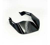 Spoiler Avant Convient pour Aprilia Tuono V4 1100 2023, aileron de Course Universel Downforce, ailerons aérodynamiques, déflecteur de Vent latéral, Pare-Brise(Bright Black)