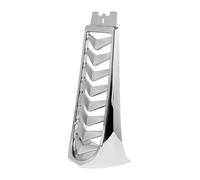 Spoiler Avant Couvercle de radiateur inférieur Avant en ABS chromé pour Moto Harley Softail Street Bob Breakout(Chrome)