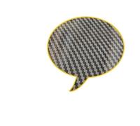 Spoiler Avant de Voiture pour Mazda 3 Berline 4 Portes 2020 UP+ Kit De Protection De Pare-Chocs Avant Becquet De Menton Diffuseur Accessoire Extérieur Becquet Lèvre(Carbon Printing)