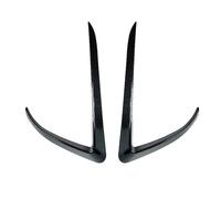 Spoiler Avant de Voiture Pour Tesla Pour Modèle Pour X 2015-2020 Pare-chocs Avant Lèvre Feu Antibrouillard Becquet D'aération Canards Séparateur Feu Antibrouillard Par ABS Déflecteur Lèvre Avant(Carbo