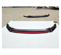 Spoiler Avant de Voiture pour VW pour Tiguan 2022 Année pour Line Voiture Pare-Chocs Avant Menton Kit Carrosserie Lèvre sur Pare-Chocs Spoiler Menton Menton Filigrane Becquet Lèvre(Chin Black Red)