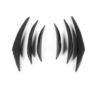 Spoiler Avant Ensemble De 6 Ailerons De Pare-Chocs Universels pour Voiture Diffuseurs Becquets Lèvres Texture Fibre Carbone Accessoires Remplacement