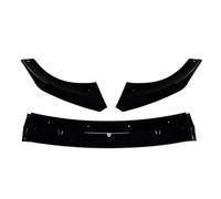 Spoiler Avant lèvre pour Ford pour Fiesta MK8 2018 2019 2020 2021 Accessoires Lèvre Becquet Pare-Chocs Avant Voiture Spoiler Becquets Avant(Noir Brillant)