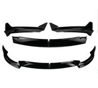 Spoiler Avant lèvre pour Tesla pour Modèle Y 2020 2021 2022 2023 2024 Kits Carrosserie Lèvre Becquet Pare-Chocs Avant Spoiler Becquets Avant(Noir Brillant)
