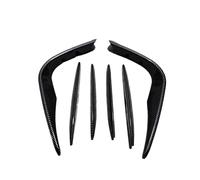 Spoiler Avant Lot De 6 Enjoliveurs De Feux Antibrouillard Type Lame De Vent pour GLC Classe X253 GLC260 300 Et GLC43 pour AMG 2016-2019(Carbon Look)