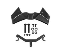 Spoiler Avant Moto Appui Spoilers Frontaux Nu Winglet Wing pour MT-09 MT 09 2024 2025 Aileron Moto(Noir)