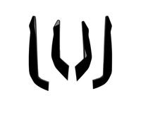 Spoiler Avant Pare Choc Becquet De Pare-Choc Avant Couteau À Vent Jupe Latérale Séparateur Canards Air pour Ford pour Focus St/St-Line MK4 2018 - 2021(Glossy Black)