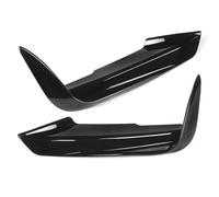 Spoiler Avant Pour BMW F30 F31 Sport 2012-2019 feu antibrouillard lampe sourcil cadre couverture voiture avant pare-chocs lèvre séparateur canards becquet côté Voiture Becquets Avant(Type A-Glossy Bla