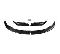 Spoiler Avant pour BMW Série 5 F10 M5 2012-2016 1 Ensemble Becquets Pare-Chocs Avant Voiture Grille D'aération Inférieure Séparateur Latéral Spoiler De Pare-Choc Avant(Carbon Fiber Style)