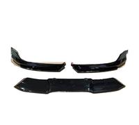 Spoiler Avant pour Volvo pour S60 pour V60 2020 2021 2022 2023 2024 Protecteur Angle De Pare-Chocs Avant Kit De Carrosserie De Modification Externe Lèvre Spoiler Avant(Agate Black)