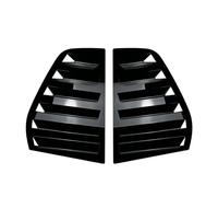 Spoiler Avant Pour VW pour Golf 5 MK5 5 portes 2003-2010 noir brillant aspect carbone décoration autocollant côté quart de fenêtre persienne couvercle de volet. Chocs de VoitureBecquets Avant(Gloss Bl