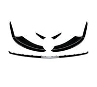 Spoiler Avant Tuning pour Mercedes-Benz A-Class W177 2023+ A180 A200 A35 AMG - Style Sport Déflecteur et Diffuseur Pare-Choc ABS Léger et Résistant Kit Carrosserie,Bright Black