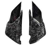 Spoiler Avant Universel Ailettes de Modification de Moto, carénage aérodynamique, becquet, Accessoires Convient pour Yamaha YZF-R1 2021-2023 R1 Aileron de Moto(Forged Carbon Paint)