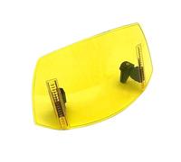 Spoiler Avant Universel Convient pour KYMCO Agility Maxi300i Downtown350i Agility City125 Extension de Pare-Brise Déflecteur de Spoiler réglable Aileron de Moto(Yellow)