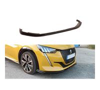 Spoiler avant V.2 compatible avec Peugeot 208 II 2019- (ABS), Noir