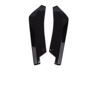 Spoiler Avant Voiture 1 Paire D'ailettes en Fibre Carbone Extension Jupe Latérale Bande Pare-Chocs Avant Et Arrière Voiture Becquet Diffuseur Séparateur Spoiler Pare-Choc Avant(Noir)