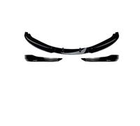 Spoiler Avant Voiture Autocollant De Modification De Coin De Pelle Avant pour BMW Série 3 E90/E91 LCI 320i 2009-2012(Corner Lip Black)