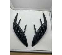 Spoiler Avant Voiture Autocollant Pare-Choc Latéral Voiture pour KIA pour Stinger 2018-2023 Couverture Canard(After Carbon)