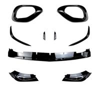 Spoiler Avant Voiture Kit De Carrosserie De Calandre Inférieure pour Benz Classe C W206 C200 C260 Becquet De Pare-Chocs Avant Lame De Séparation Canards 2022(Gloss Black C)