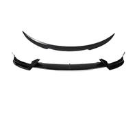 Spoiler Avant Voiture Kit Diffuseur Pare-chocs Avant Menton Déflecteur Spoiler Pour Tesla Pour Highland Pour Modèle 3 2023-2024+ Noir Carbone(Matte black Set)