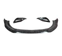 Spoiler Avant Voiture Kit pour AMG Classe S W222 S63 Lèvre De Pare-Chocs Avant en Fibre Carbone avec Aileron, Séparateur, Volets Et Sortie d'air SCSTHRCRA