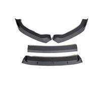 Spoiler Avant Voiture pour A3 S3 8VS 8V7 2016-2019 Pare-Chocs Avant Inférieur Protège-Menton Protecteur Déflecteur Menton Tuning Large Diffuseur Becquet Spoiler Pare-Choc Avant(Matte Black)
