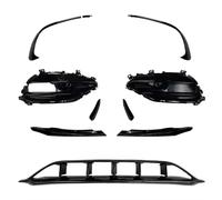 Spoiler Avant Voiture pour Benz W176 A200 A250 A45 pour AMG Hatchback Sport 2016-2018 Becquet De Pare-Chocs Avant Séparateurs Canards Évents 1 Ensemble Spoiler Pare-Choc Avant(6)