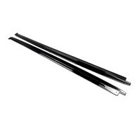 Spoiler Avant Voiture pour BMW F15 X5 F85 X5M F16 X6 F86 X6M 2 pièces Extension de Jupe latérale Noir Brillant/Fibre de Carbone(Glossly Black)