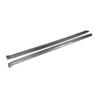 Spoiler Avant Voiture pour BMW F15 X5 F85 X5M F16 X6 F86 X6M 2 pièces Extension de Jupe latérale Noir Brillant/Fibre de Carbone(Look de Carbone)