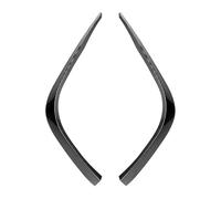 Spoiler Avant Voiture pour Toyota pour Camry 8e Génération 2018-2020 Pare-Chocs Avant Séparateur Lèvre Cadres Lumière Couvercle Diffuseur Autocollant Kit Carrosserie(Look de Carbone)