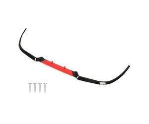 Spoiler Becquets Avant pour A3 A4 A6 114 Cm ABS Plastique Voiture Pare-Chocs Avant Becquet Lèvre Séparateur Accessoires(Rouge)